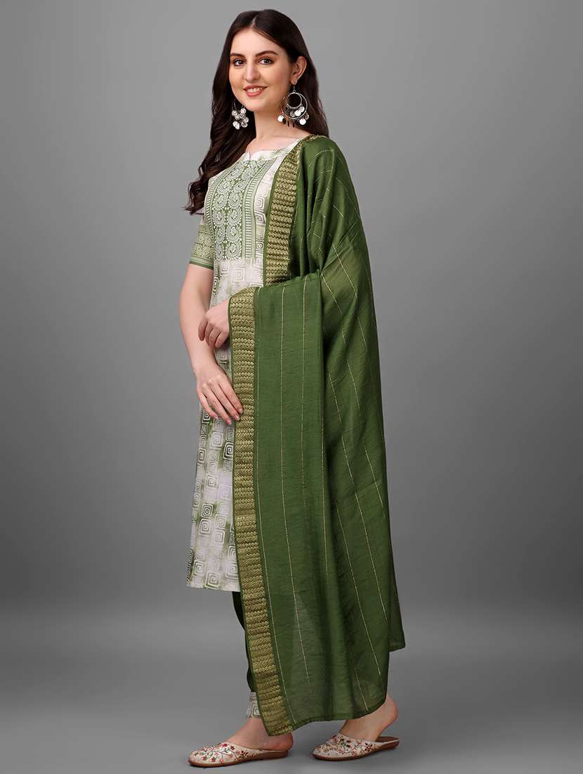 multi colored printed suit set with dupatta  - 19696802 -  Standard Image - 2