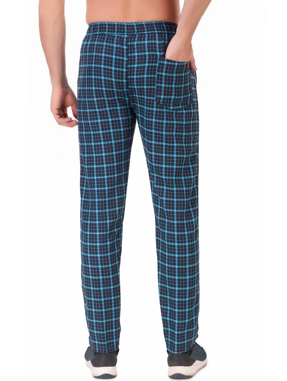 multi colored cotton blend full length track pant - 19697054 - Standard Image - 2
