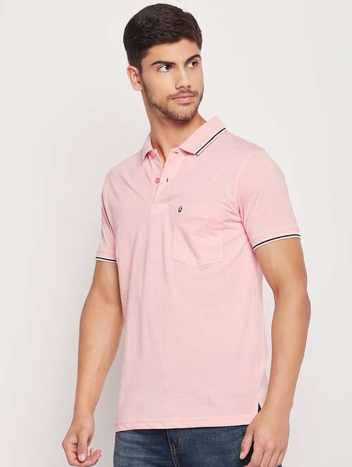 polo neck solid polo t-shirt - 19698746 -  Standard Image - 0