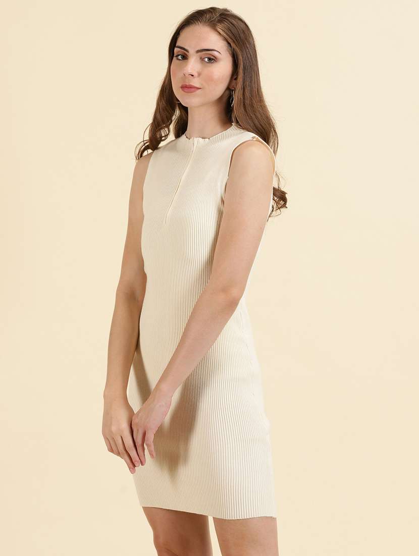 women's bodycon self design dress - 19698828 -  Standard Image - 2