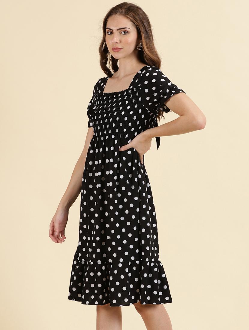 women's tiered dress geometric dress - 19698844 - Standard Image - 2