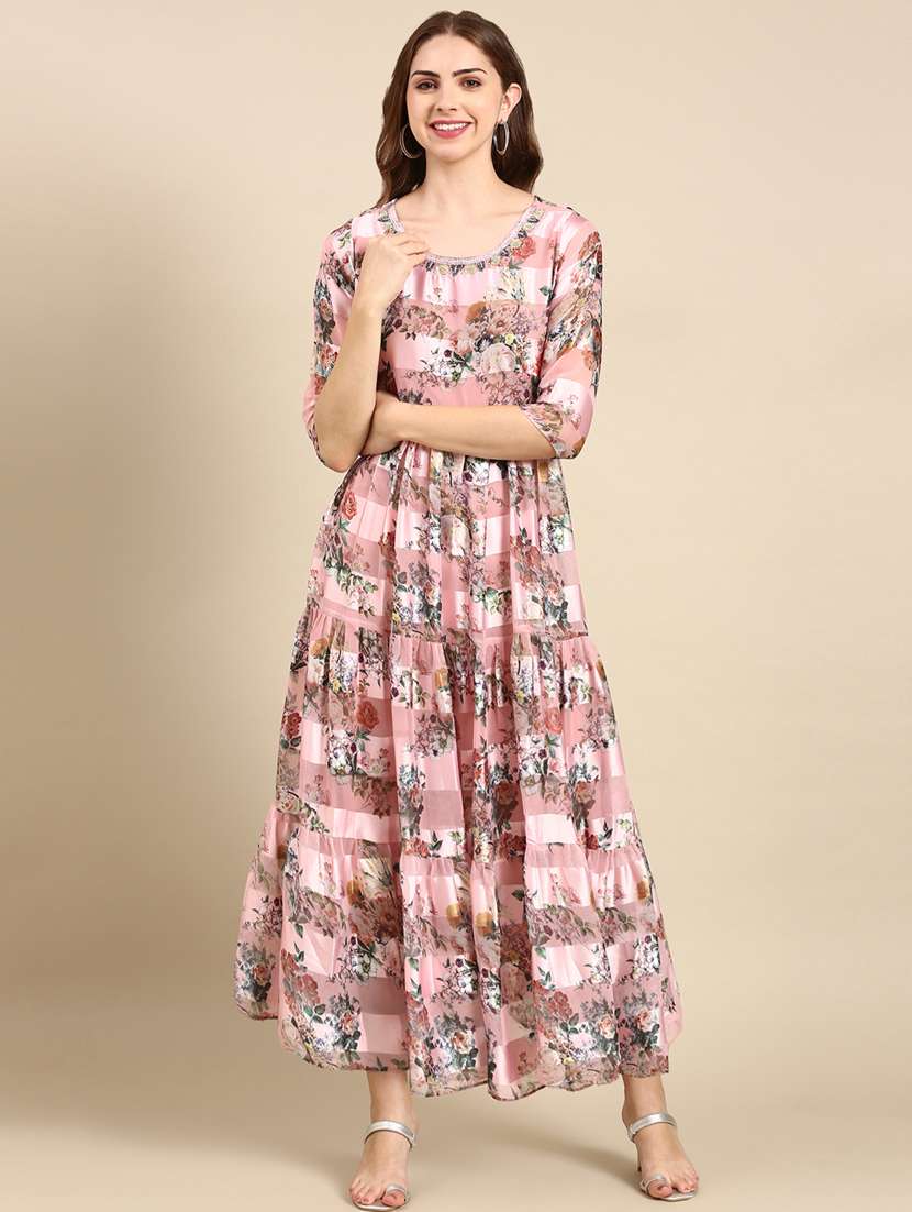 women's fit & flare floral dress