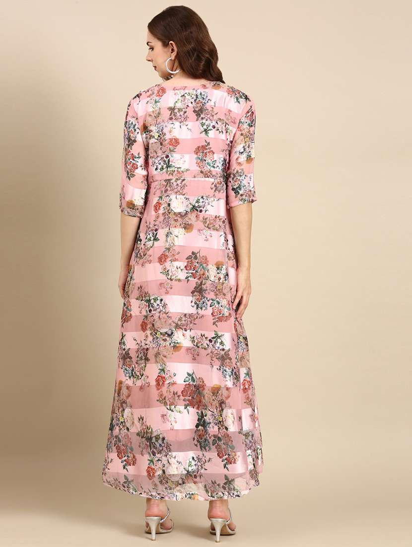 women's fit & flare floral dress - 19698854 -  Standard Image - 2