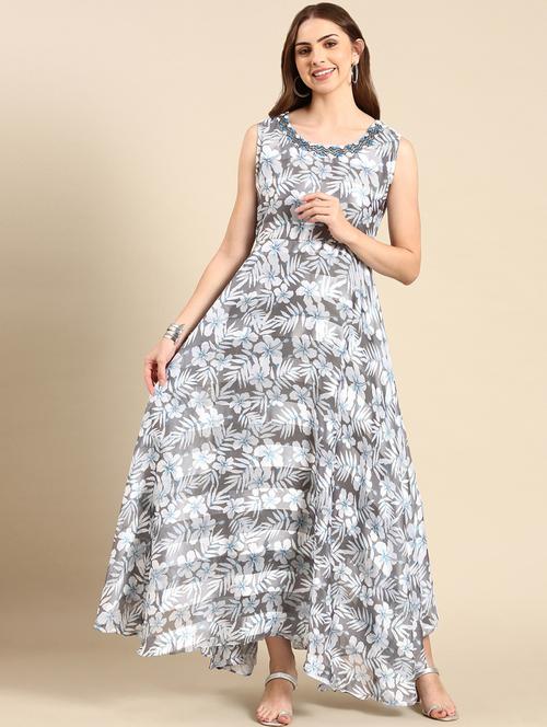 women's fit & flare floral dress - 19698862 -  Standard Image - 0