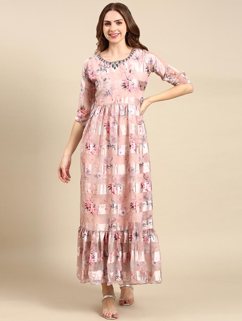 women's tiered dress floral dress - 19698863 - Zoom Image - 0