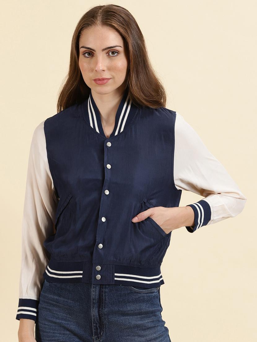 women mandarin collar regular jacket - 19698874 - Zoom Image - 0