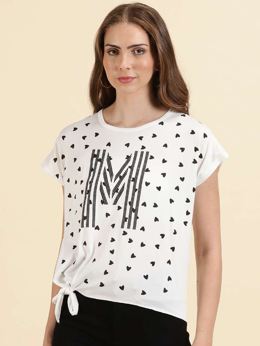 women's round neck regular top