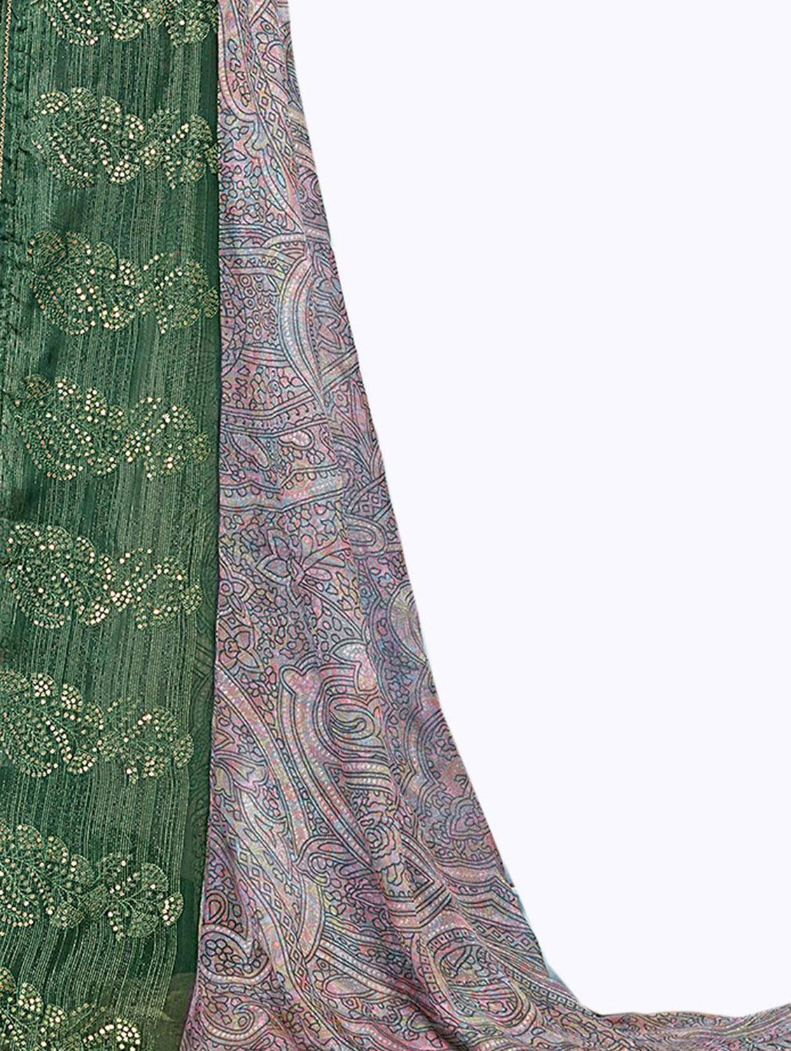 women's abstract multi colored saree with blouse - 19700006 - Standard Image - 2