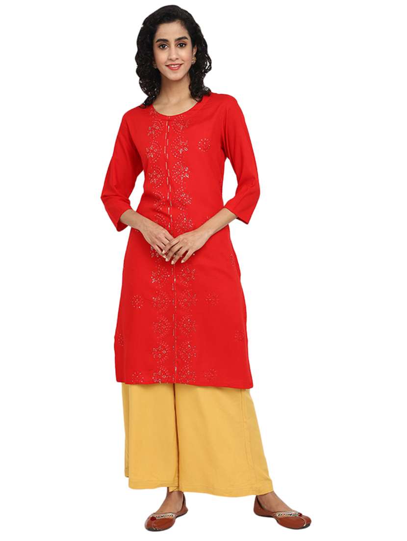 women's straight kurta - 19700723 -  Standard Image - 2
