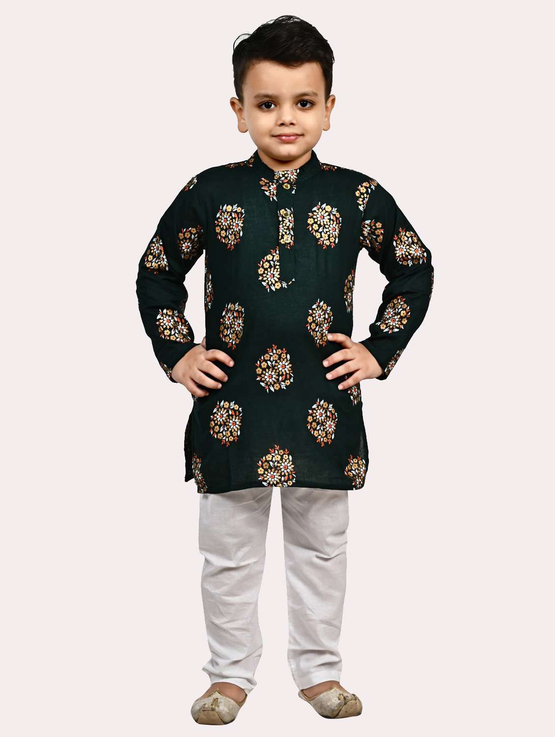 floral print kurta set