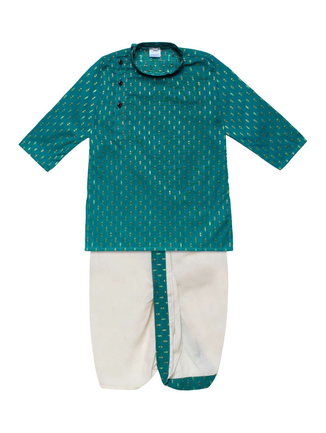 self design dhoti kurta set