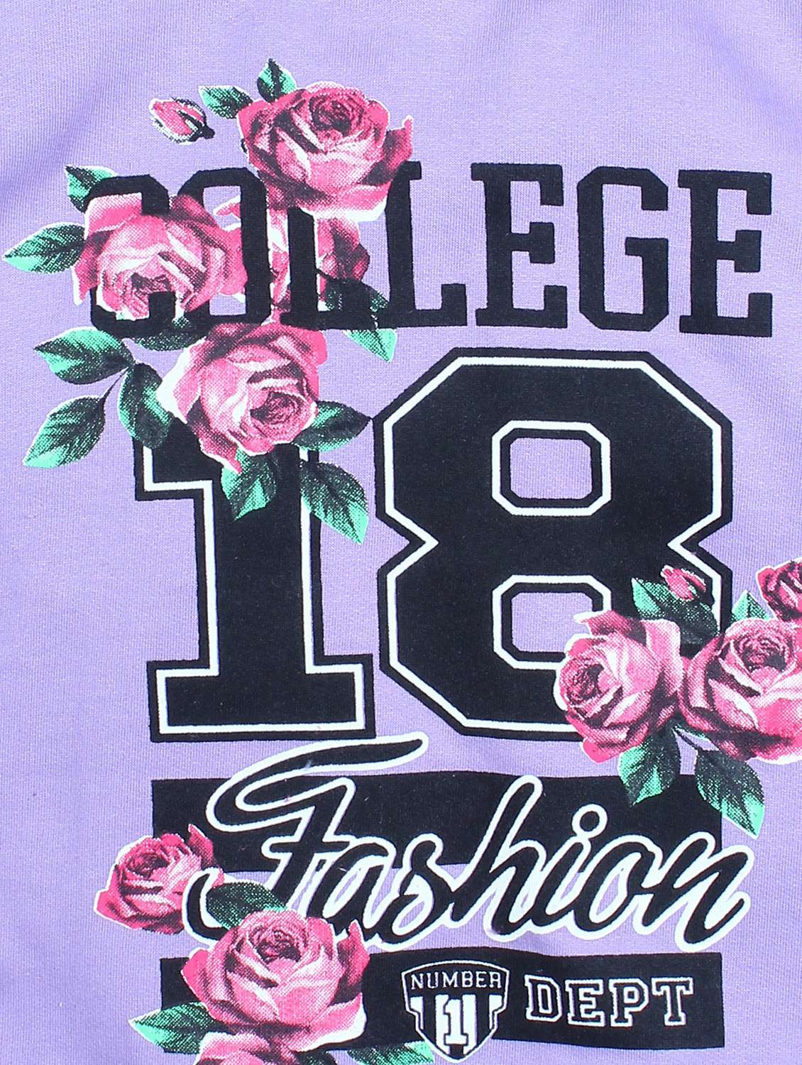 front print hood neck sweatshirt - 19701295 - Standard Image - 2