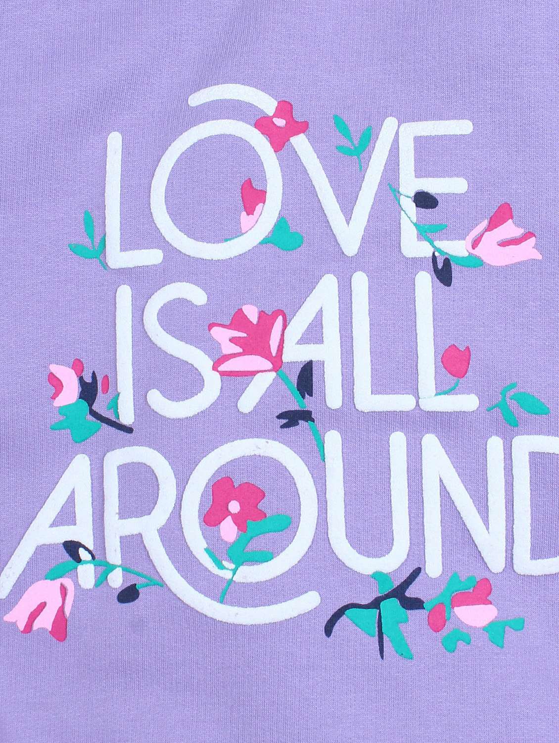 front print round neck sweatshirt - 19701306 - Standard Image - 2