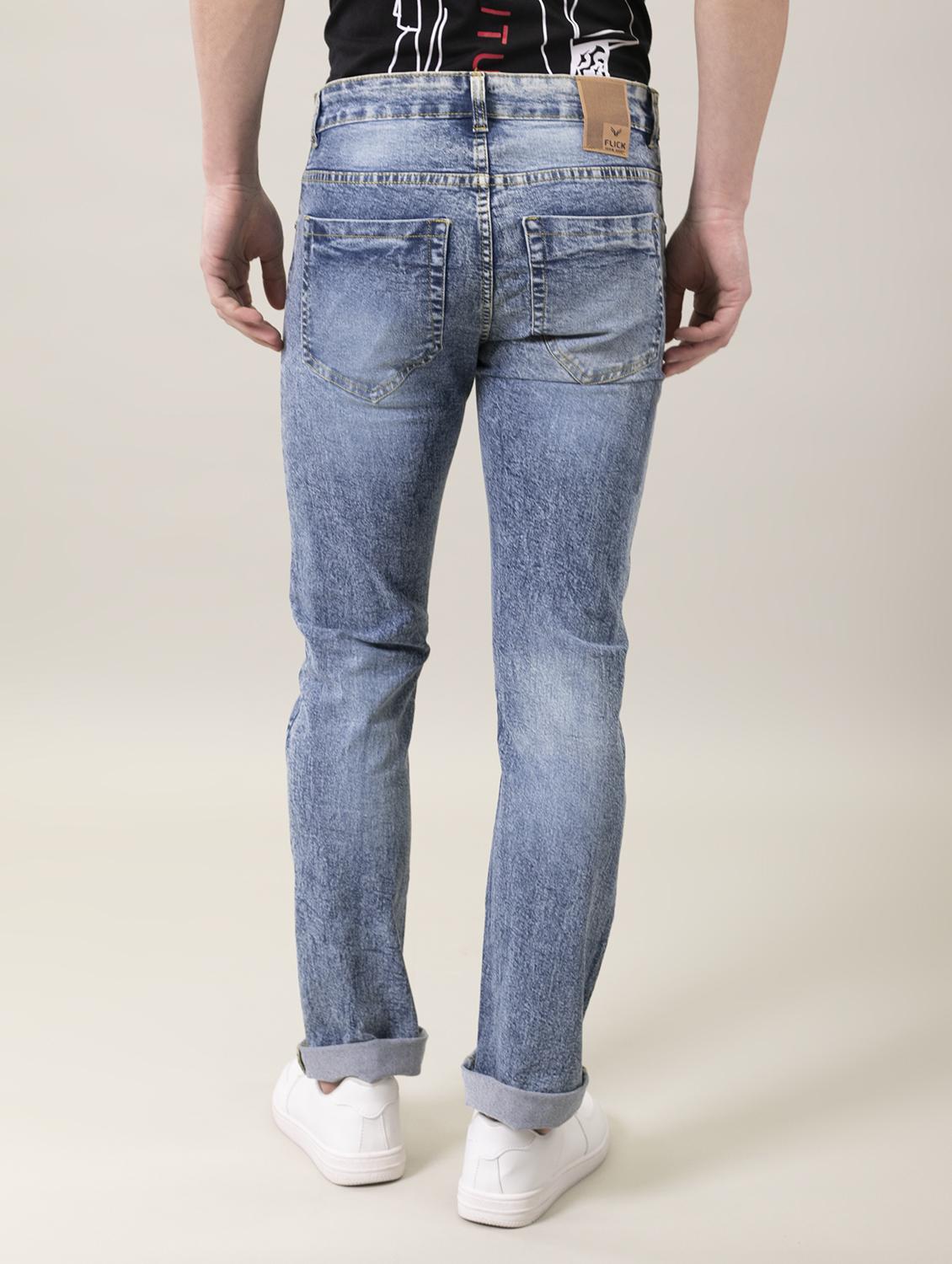 mens slim fit plain jeans - 19701503 - Standard Image - 2