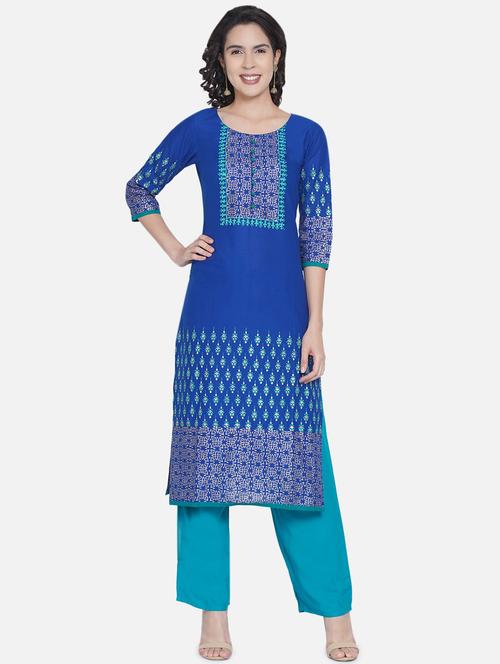 women's straight kurta - 19701593 -  Standard Image - 0
