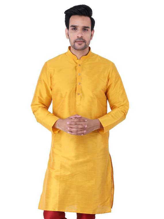 mandarin neck solid medium kurta