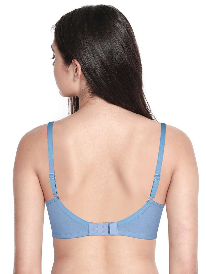 blue cotton blend tshirt bra - 19707006 -  Standard Image - 2