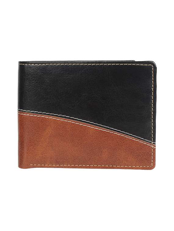 multicolor leatherette wallet