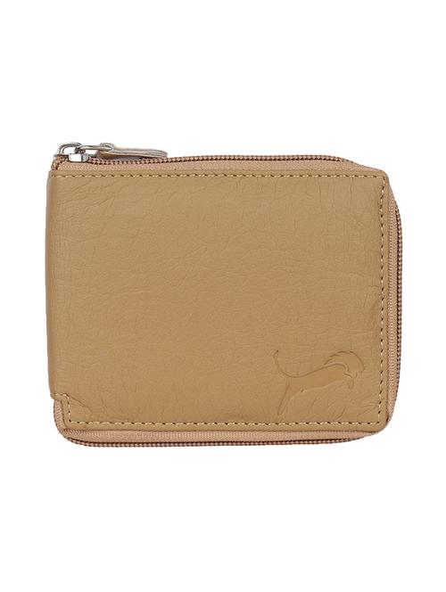 beige leatherette wallet - 19707723 -  Standard Image - 0