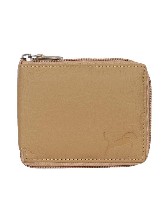 beige leatherette wallet - 19707723 -  Zoom Image - 0