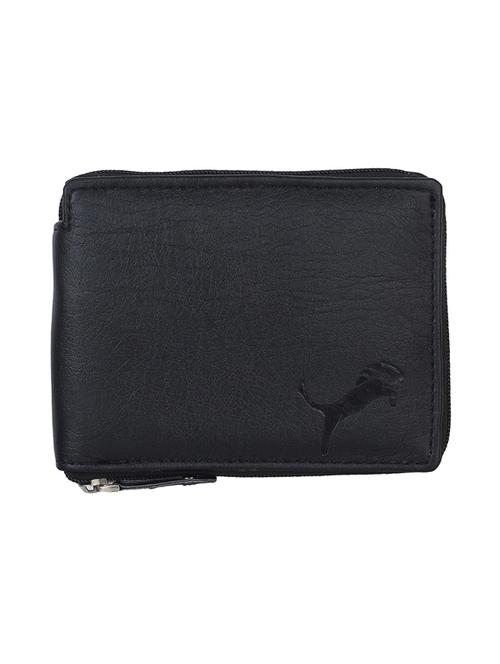 black leatherette wallet - 19707724 - Standard Image - 0