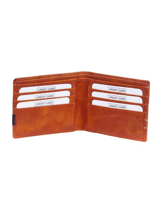 tan leatherette wallet - 19707745 - Standard Image - 2