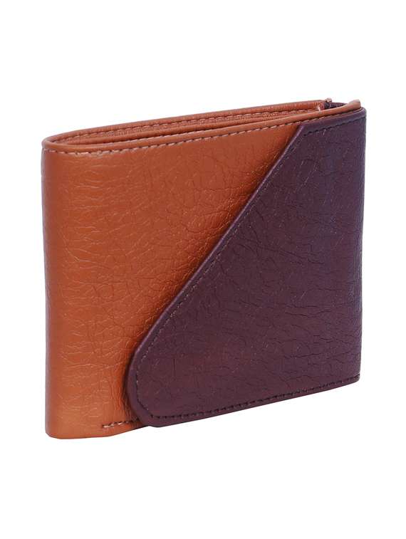tanbrown leatherette wallet