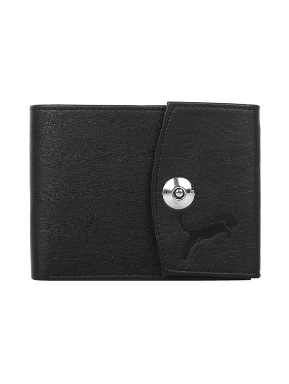 black leatherette wallet - 19707781 - Zoom Image - 0