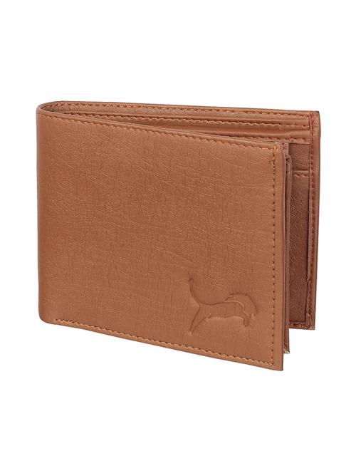 brown leatherette wallet - 19707818 -  Standard Image - 0