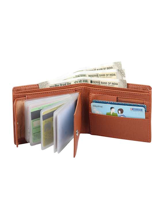 tan leatherette wallet - 19707819 - Standard Image - 2