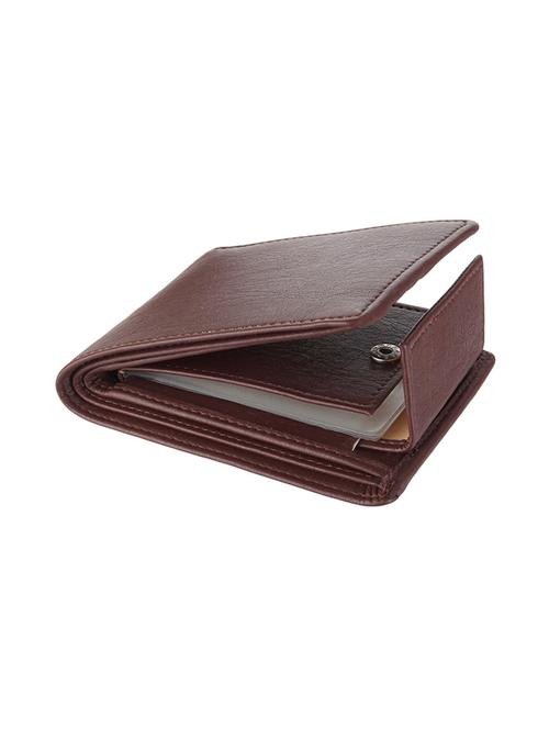 brown leatherette wallet - 19707830 - Standard Image - 0
