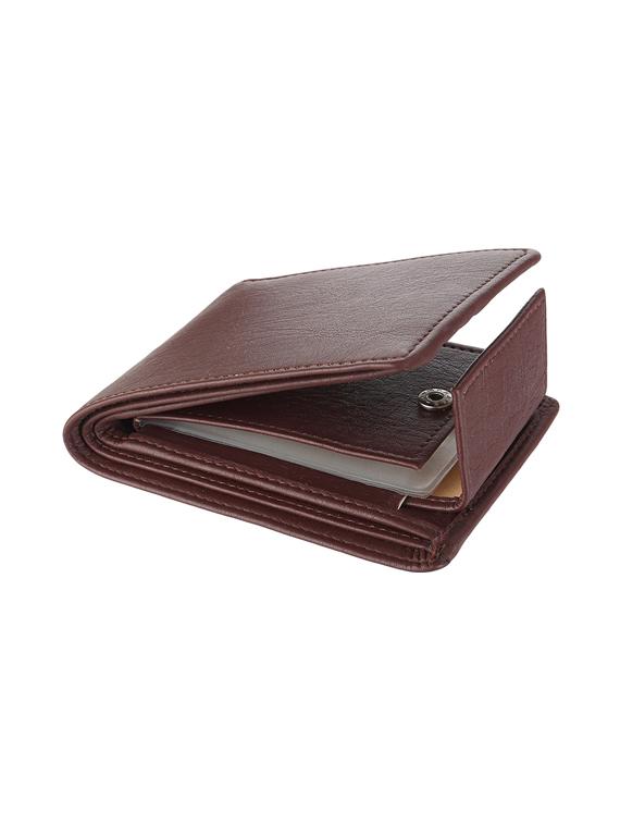 brown leatherette wallet - 19707830 - Zoom Image - 0