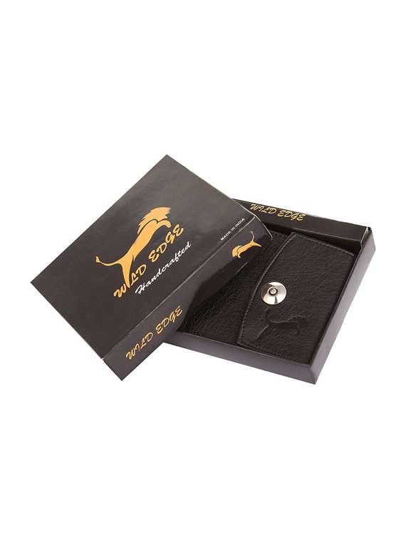 black leatherette wallet - 19707861 -  Standard Image - 2