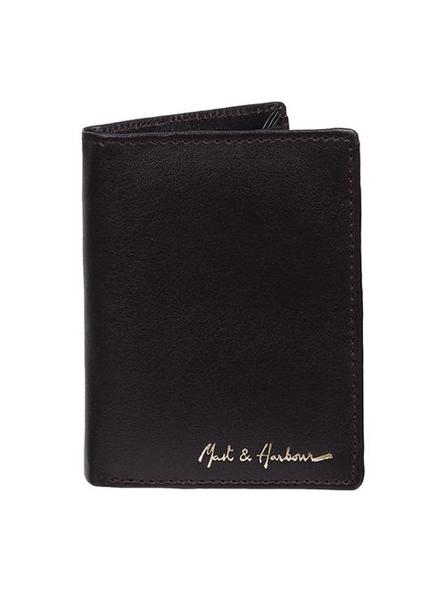 brown leatherette wallet - 19707906 -  Standard Image - 0