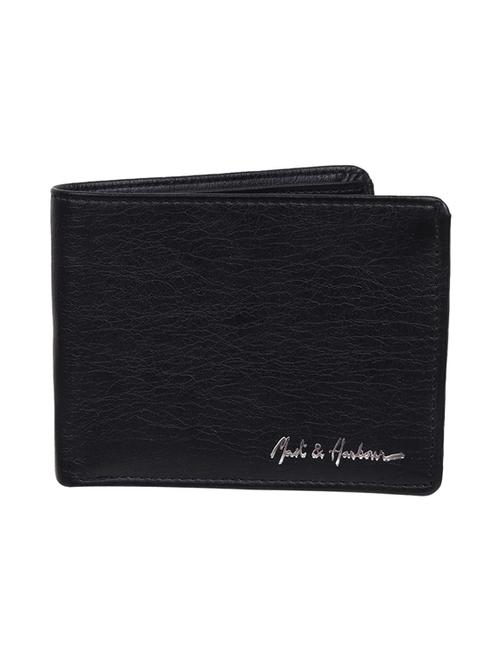 black leatherette wallet - 19707923 - Standard Image - 0