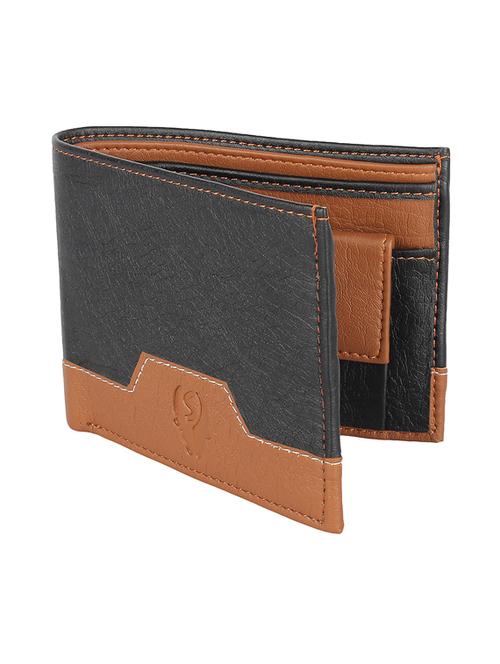 blackbrown leatherette wallet - 19707966 -  Standard Image - 0