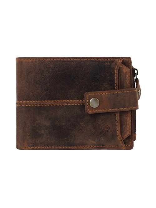 brown genuine leather wallet - 19707992 -  Standard Image - 0