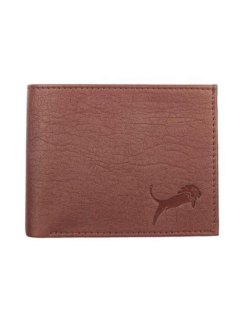 brown leatherette wallet - 19708002 - Standard Image - 0