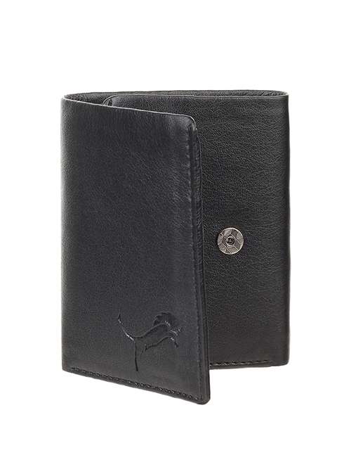 black leatherette wallet - 19708032 - Standard Image - 0