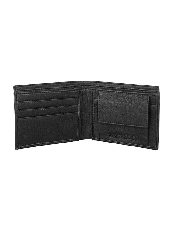 black leatherette wallet - 19708033 - Standard Image - 2