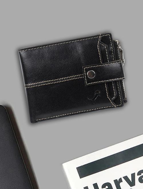 black leatherette wallet - 19708036 -  Standard Image - 0