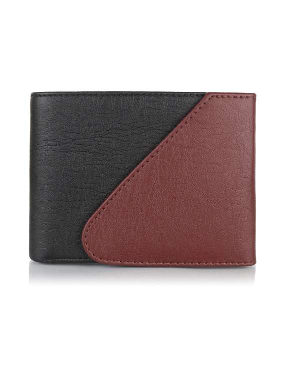 black leatherette wallet