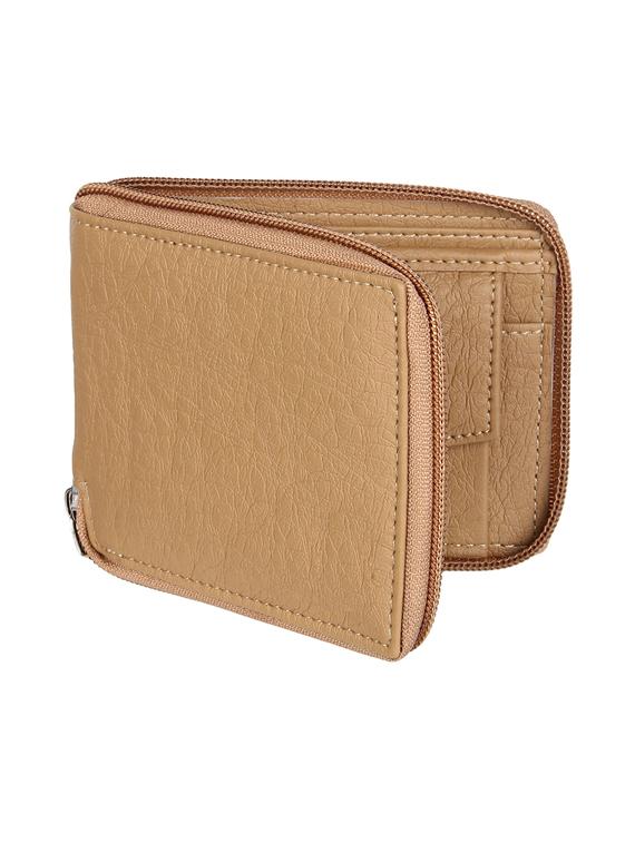 beige leatherette wallet - 19708059 -  Zoom Image - 0