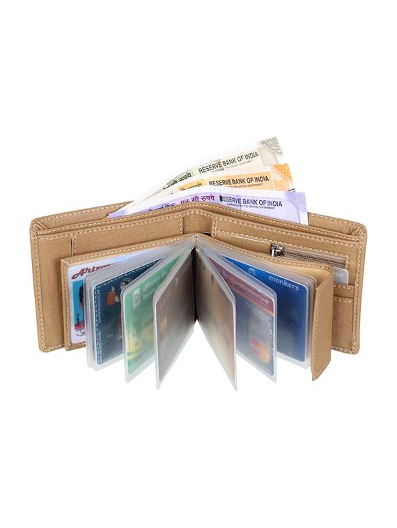 beige leatherette wallet - 19708064 - Standard Image - 2