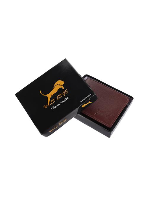 brown leatherette wallet - 19708102 - Standard Image - 0