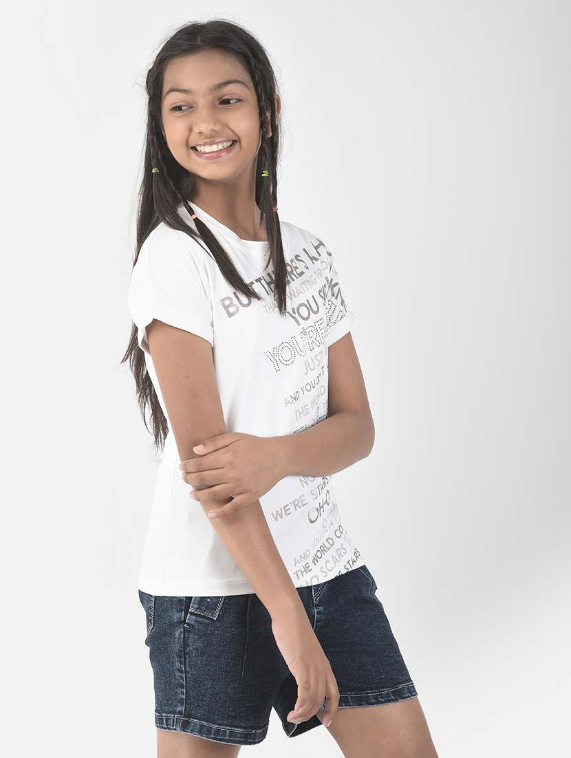 printed cotton blend regular tee - 19710928 -  Standard Image - 2