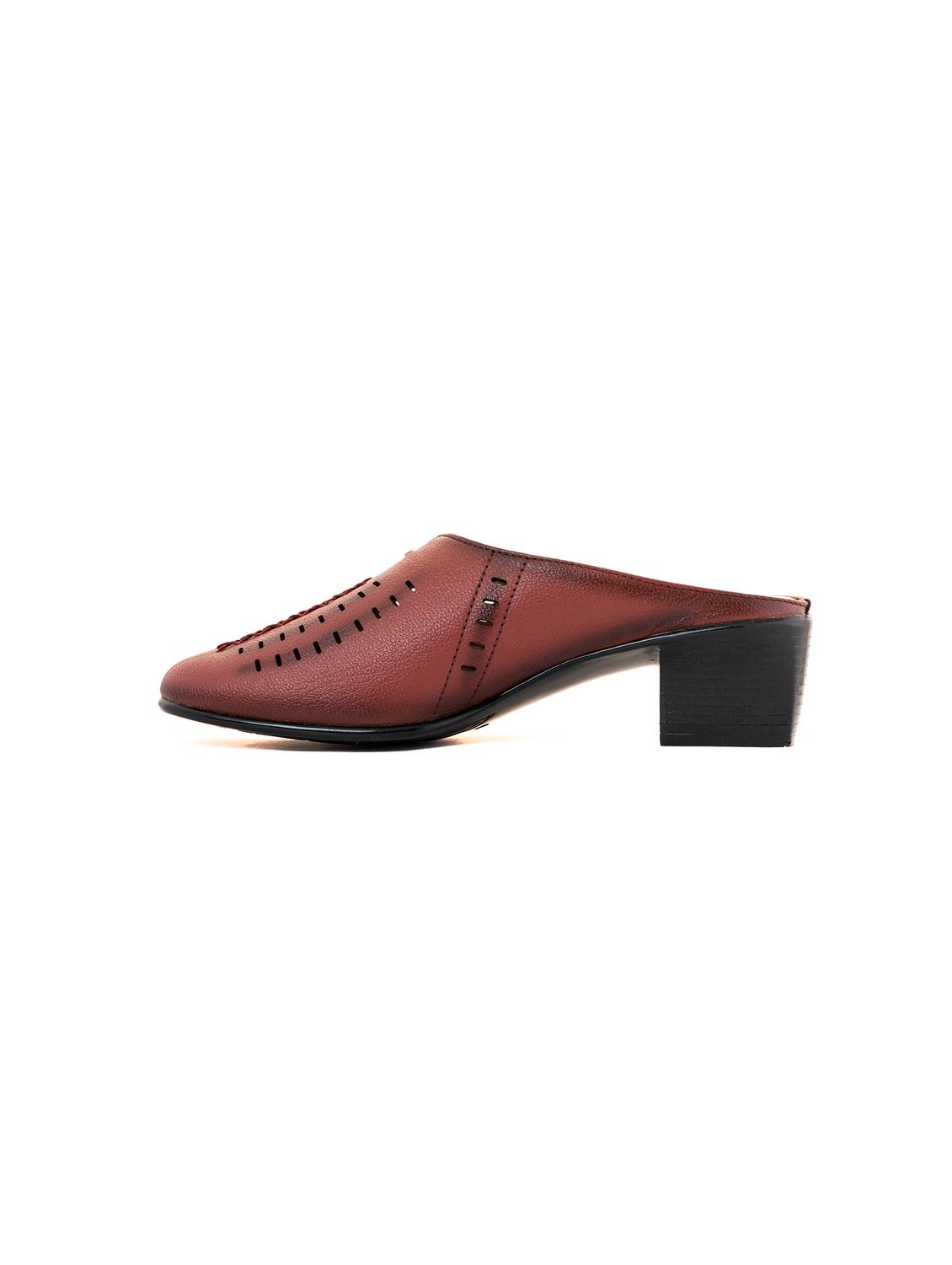 leather cutwork slip on sandal - 19710939 - Standard Image - 2
