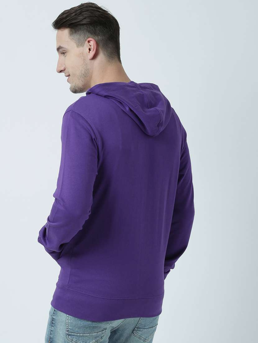 printed zip hooded sweatshirt - 19714385 -  Standard Image - 2