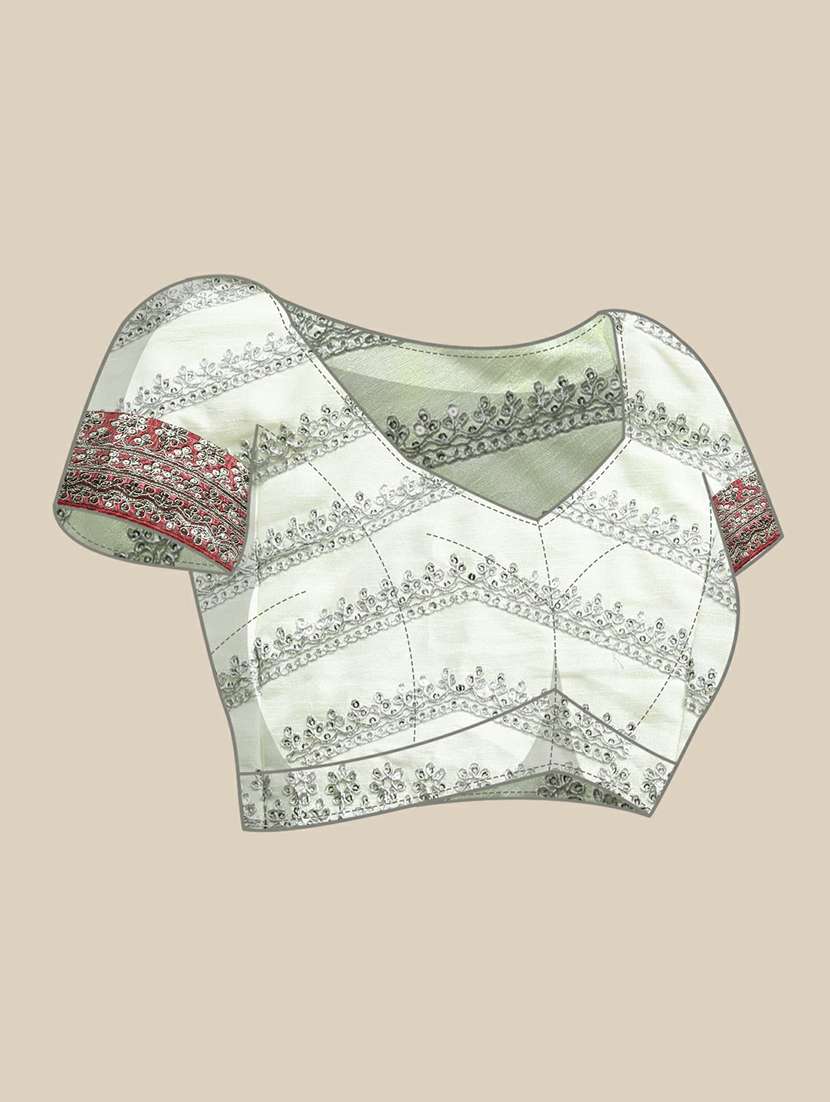 women's bordered pink colored saree with blouse - 19717942 -  Standard Image - 2