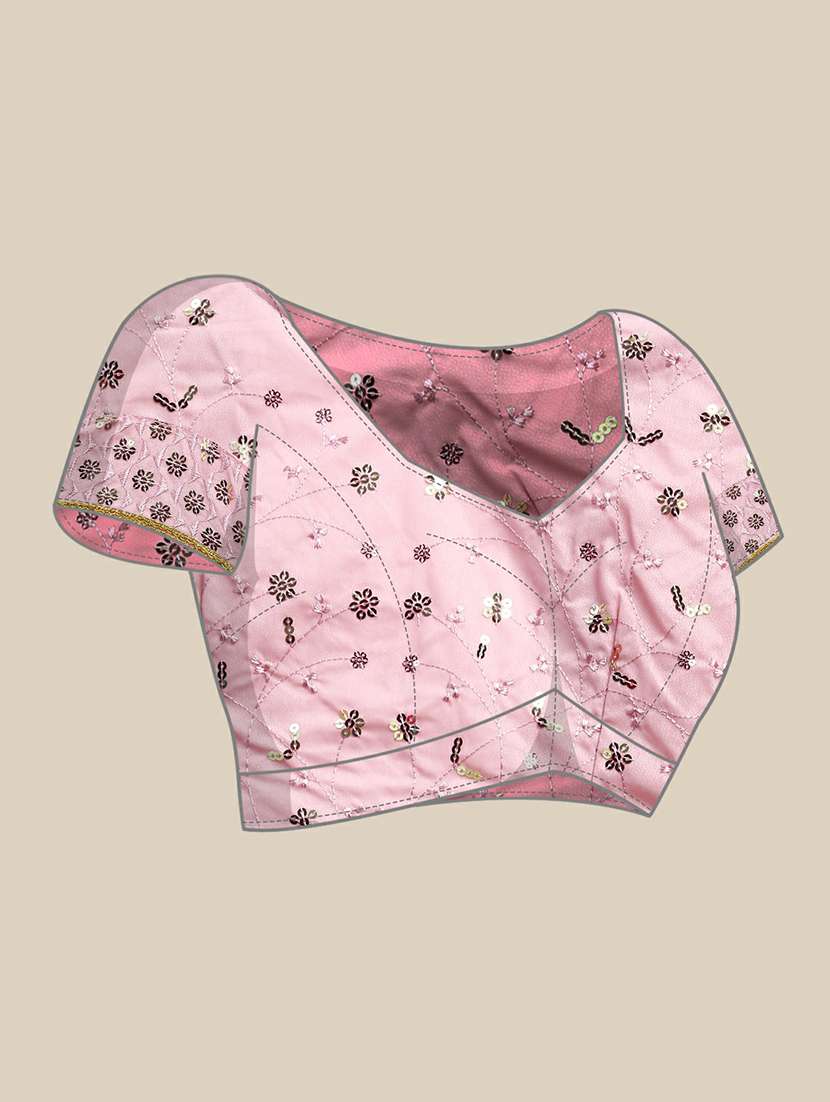 women's embellished saree with blouse - 19717944 - Standard Image - 2